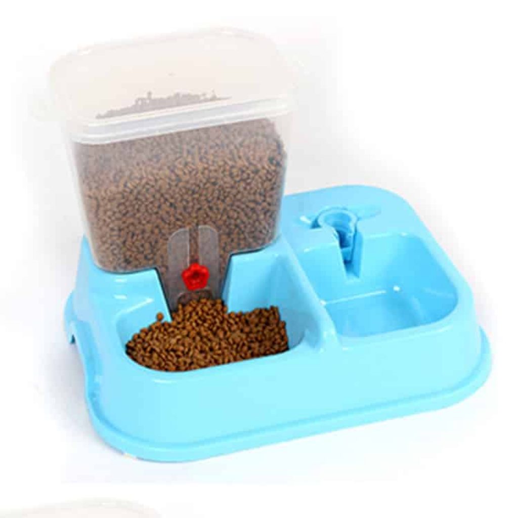 Distributeur De Croquettes Pour Chat Gamm Vert